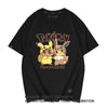 肌触りよい 男女兼用 カジュアル プリント Tシャツ F-13360