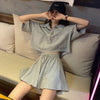 好感度UP ファッション 今季マストバイ 個性派 半袖Ｔシャツⅹパンツセット<F-11569>