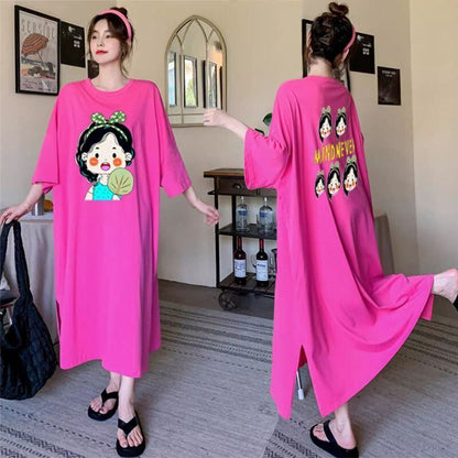 売り切れ必至 カジュアル 大人可愛い プリント全3色 ワンピース＜F-8688＞