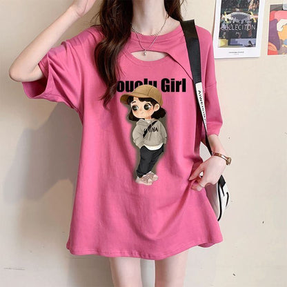 大人可愛い カジュアル キュート 全3色 半袖Tシャツ カットソー ＜F-8602＞