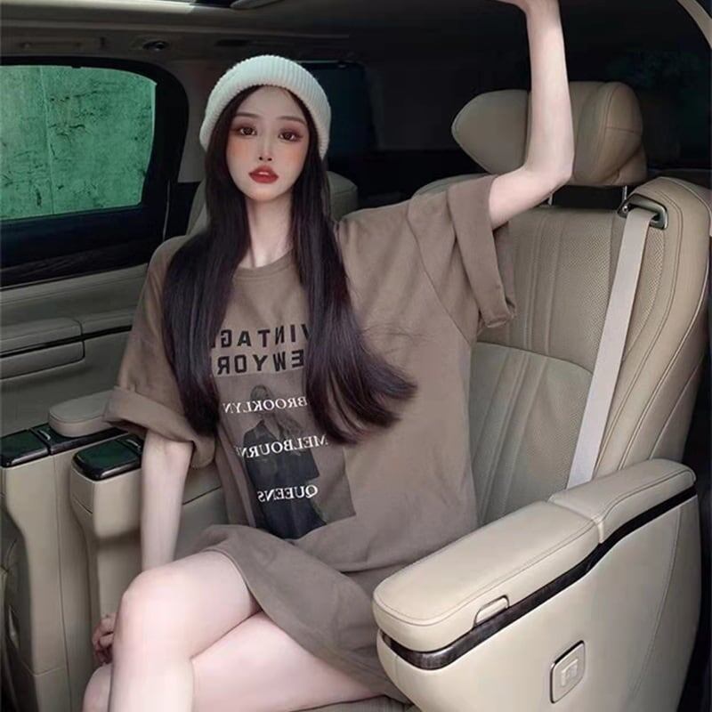 レトロ   オシャレ度満点 カットソー＜F-3309＞