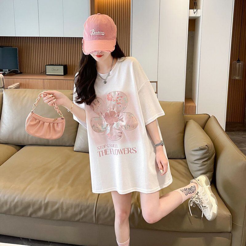 超人気 切り替え カジュアル プリント全3色 半袖Tシャツ カットソー ＜F-8609＞