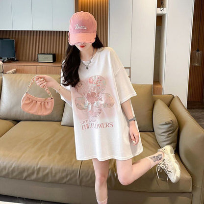 超人気 切り替え カジュアル プリント全3色 半袖Tシャツ カットソー ＜F-8609＞