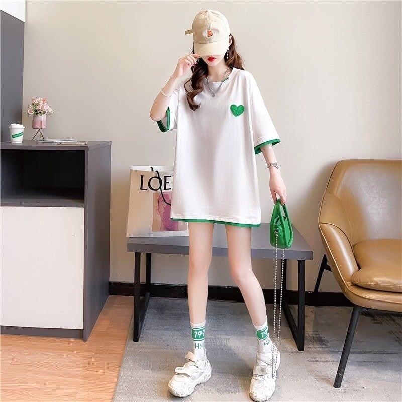 ファッション 3色選択可 シンプル 切り替え Tシャツ カットソー＜F-3070＞
