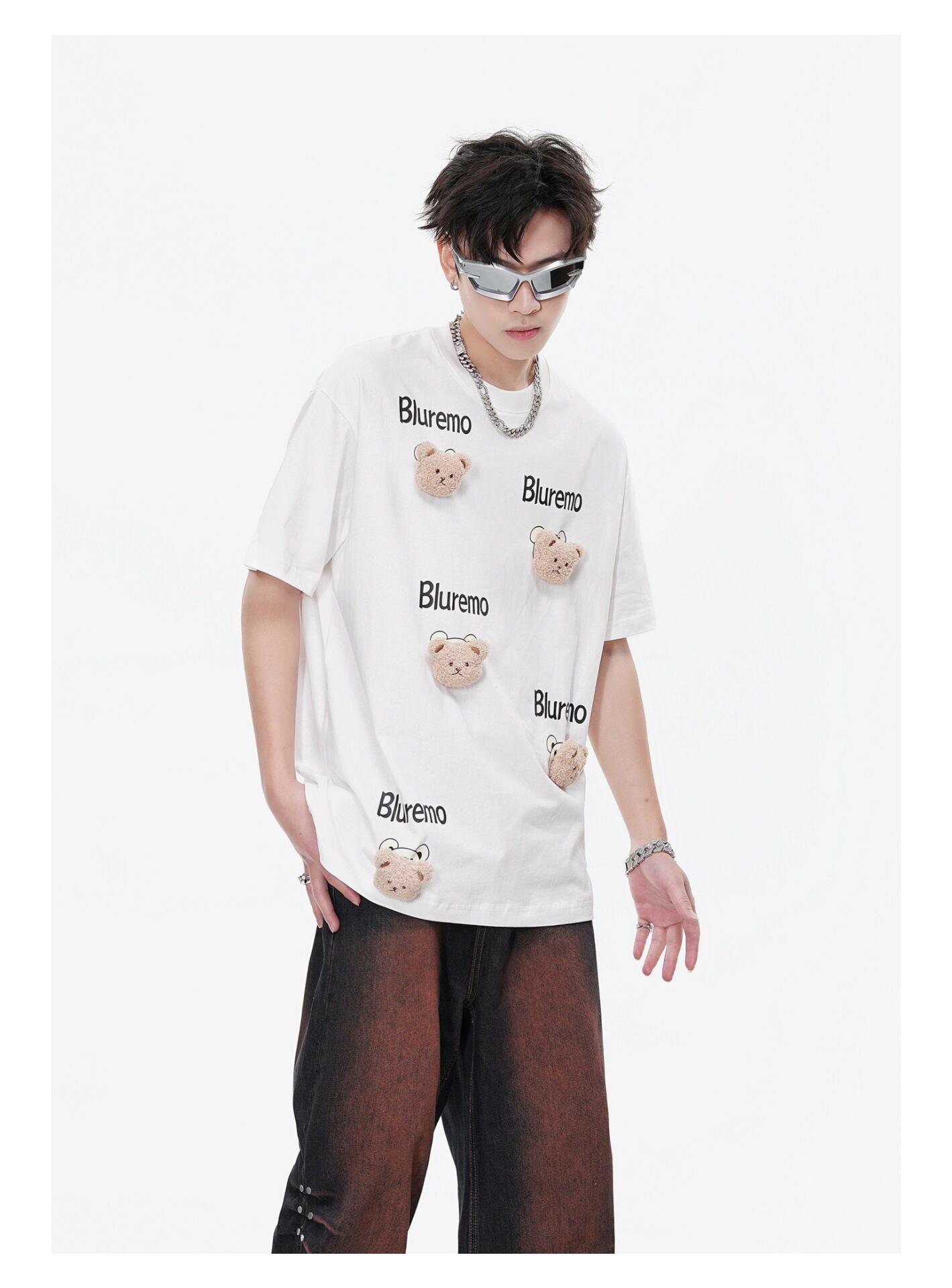 期間限定 ファッション 着回し力抜群 ゆったり 男女兼用 全3色 半袖Tシャツ＜F-9065＞