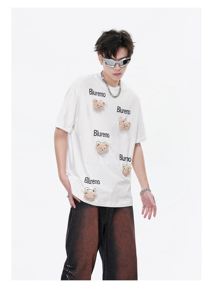 期間限定 ファッション 着回し力抜群 ゆったり 男女兼用 全3色 半袖Tシャツ＜F-9065＞