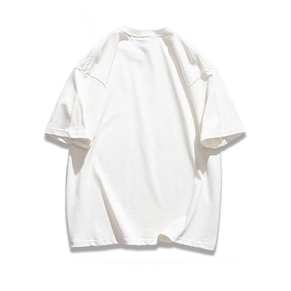 都市ファッショ デザイン オシャレ カジュアル プリント全5色 半袖Tシャツ<F-9258>