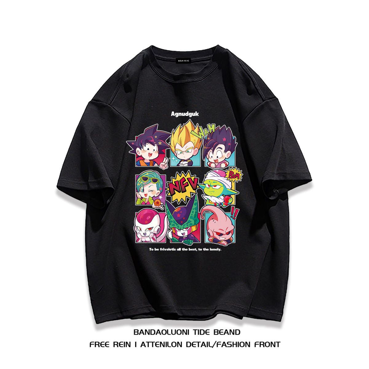 男女兼用 カジュアル プリント Tシャツ F-13295