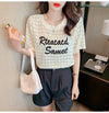 【半額！期間限定！！】大活躍 シフォン 定番シンプル 刺繍 全3色 Tシャツ カットソー ＜F-8601＞