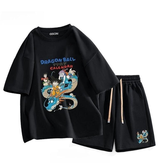 今季マストバイ  ファッション男女兼用 半袖Ｔシャツⅹパンツセット全6色F-6537