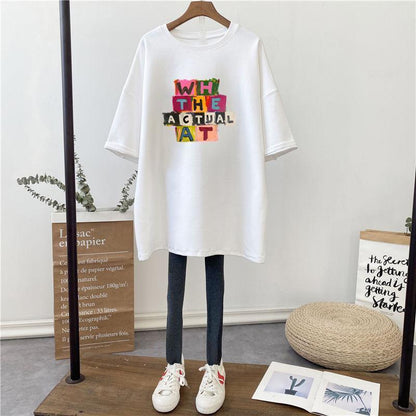 人気商品再入荷 アバンギャルド 上品 レース プリント全2色 半袖TシャツF-9024
