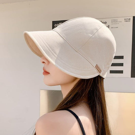【人気急上昇中！】レディース 帽子 UVカット 日焼け防止 夏 小顔効果 日よ 帽子<F-6560>