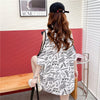 新商品 プリント ファッション 半袖Tシャツ カットソー＜F-8318＞