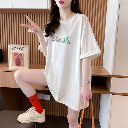 パーソナライズされたプリント半袖Tシャツ<F-5036>
