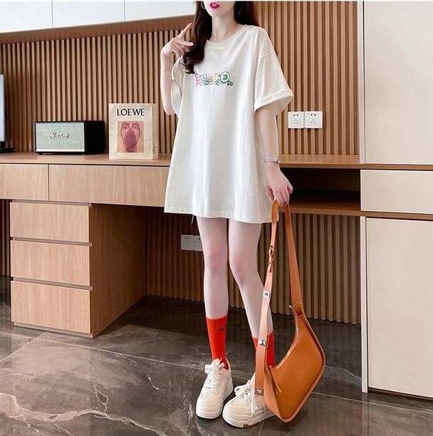 パーソナライズされたプリント半袖Tシャツ<F-5036>