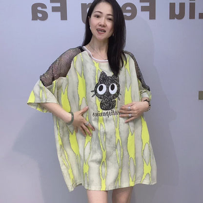 好感度UP 早い者勝ち 絶対流行 カジュアル 2色選択 Tシャツ<F-11575>