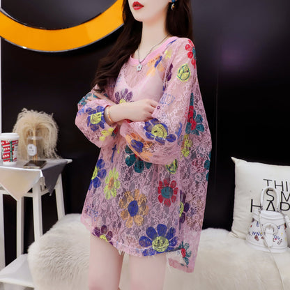 個性的なデザイン   清純甘くて女子力UP Tシャツ カットソー＜F-3051＞