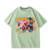 【人気商品再入荷】ベストセラーアイテム！ カジュアル 絶対欲しい キュート プリント全6色 半袖TシャツF-9043
