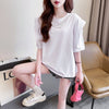 売り切れ必至 簡潔 個性派 ファッション 全3色 半袖Tシャツ<F-8514>