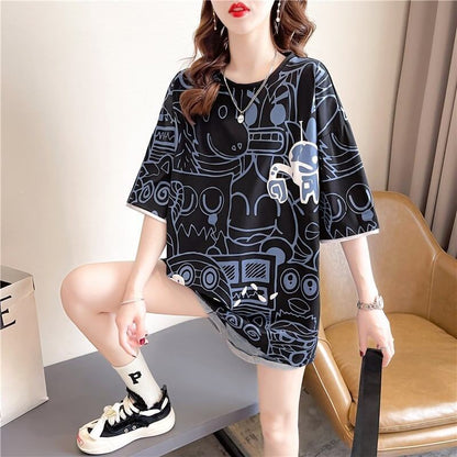 好感度満載   美感いっぱい Tシャツ カットソー＜F-3388＞