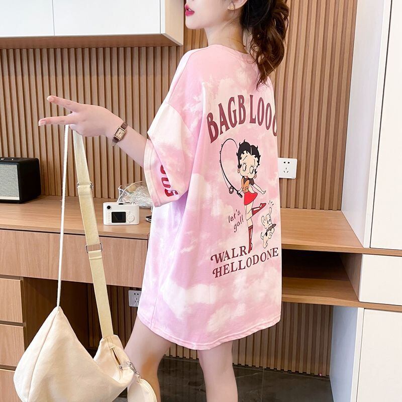 【半額！期間限定！！】超人気 プリント ロゴ ゆったり 3色 半袖Tシャツ＜F-8348＞
