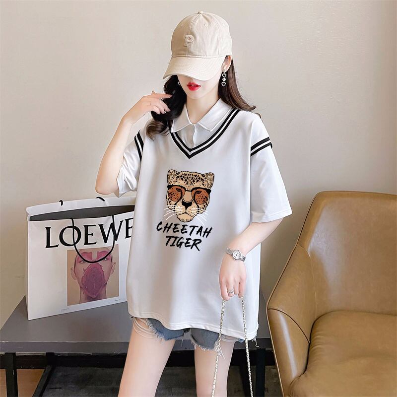 話題沸騰中 レイヤード風 オシャレ度満点 6色選択可 Tシャツ カットソー＜F-8362＞