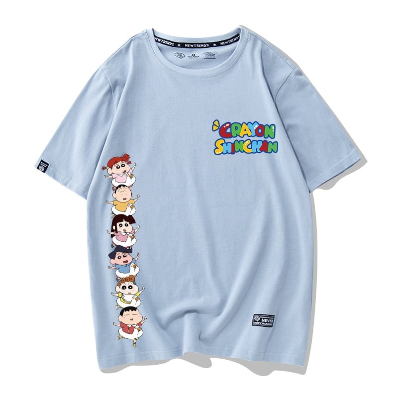 超人気商品 プリントロゴ ユニセックス ゆったり半袖 全6色Tシャツ<F-4897>