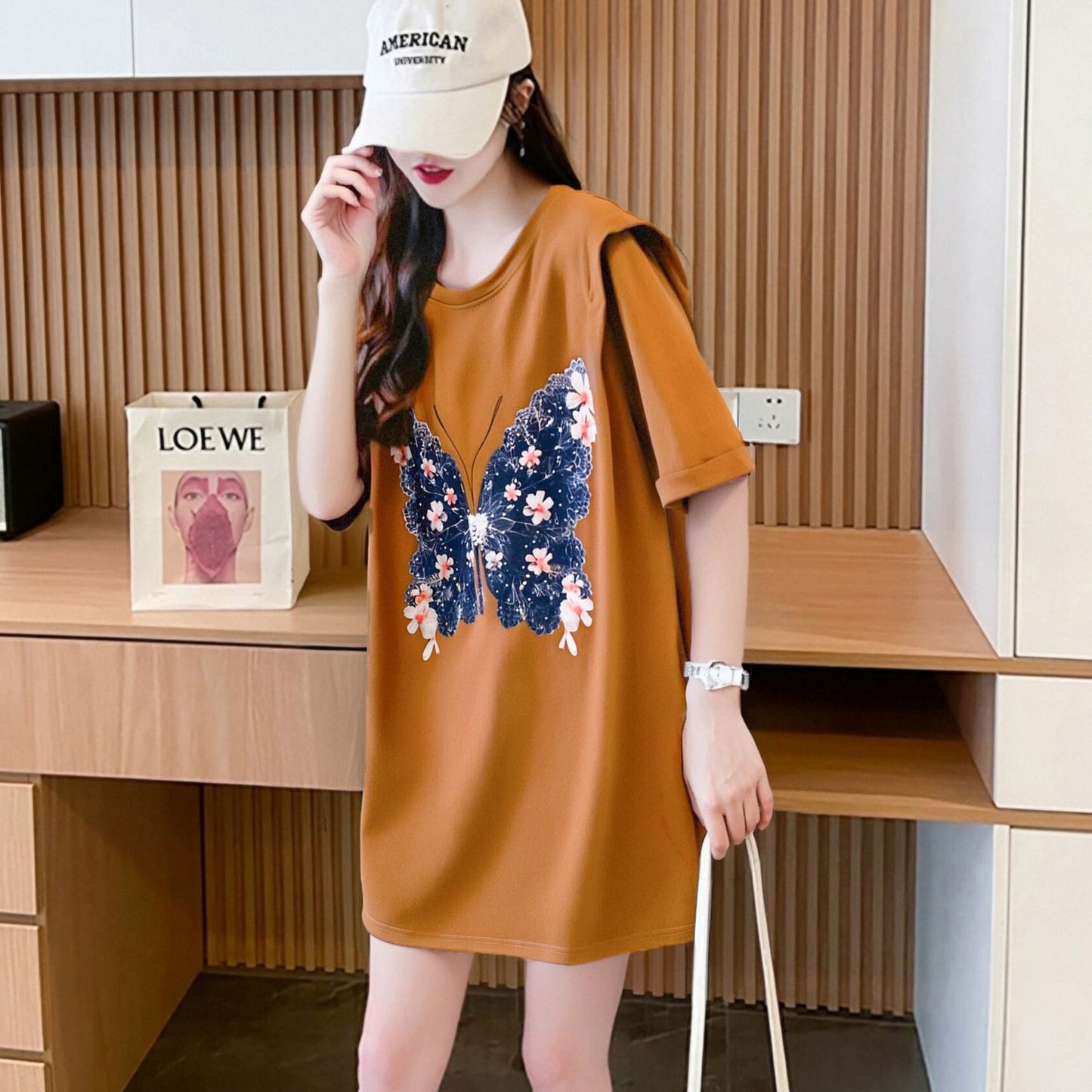 定番シンプル 着回し力抜群 売り切れ必至 全5色 半袖Tシャツ<F-11557>