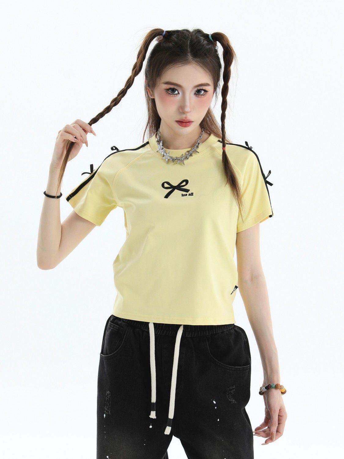 話題沸騰中 着回し力抜群 人気上昇中 カジュアル 全4色 カップル 半袖TシャツF-9164