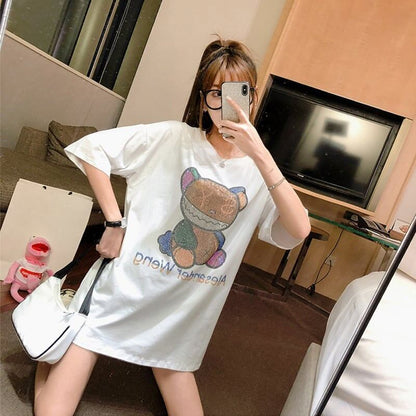 個性的なデザイン   一目惚れ Tシャツ カットソー＜F-3481＞