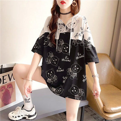 絶対欲しい   個性的なデザイン 半袖Tシャツ カットソー＜F-8054＞