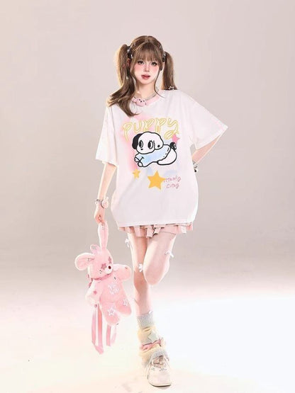 定番シンプル 絶対流行 売れ筋 早い者勝ち カジュアル 2色選択 Tシャツ<F-11462>