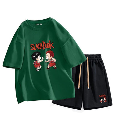 今季マストバイ ファッション男女兼用 超人気 半袖Ｔシャツⅹパンツセット全6色F-6695