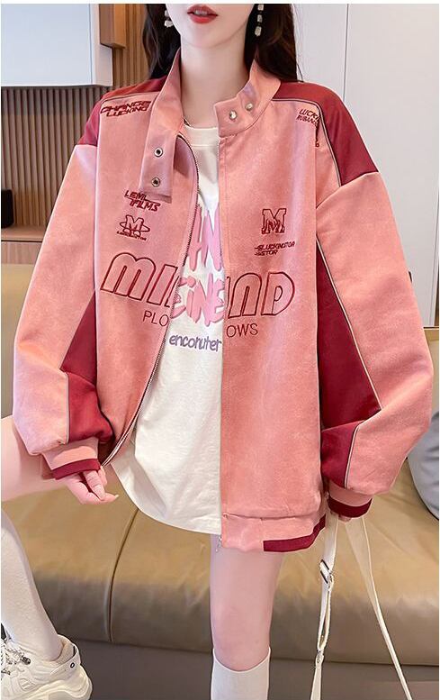 都市ファッショ デザイン オシャレ 個性的なデザイン 切り替え 2色選択 ジャケット F-9688