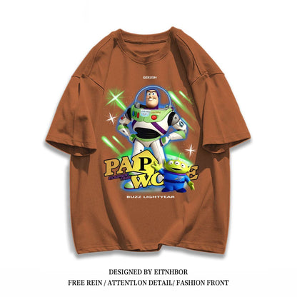男女兼用 快適 ファッション 半袖 Tシャツ F-13277