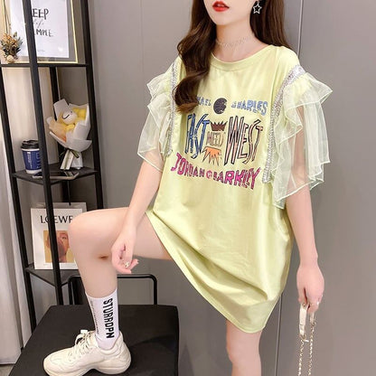 ルーズメッシュ超熱気半袖Tシャツ<F-3040>