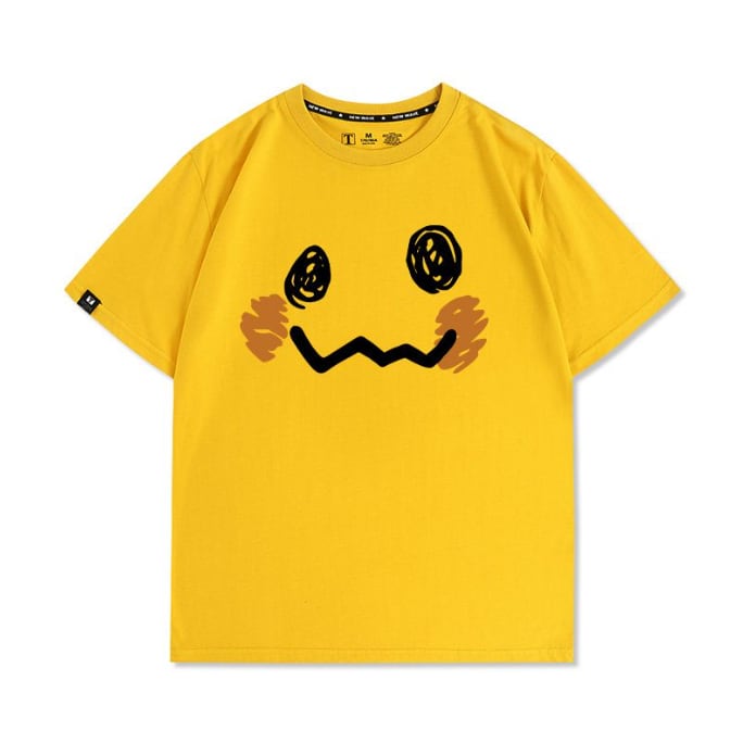 男女兼用 ファッション プリント 半袖 Tシャツ F-13260