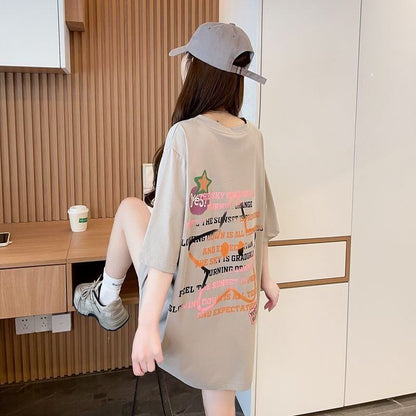 新作 特別デザイン アバンギャルド プリント全3色 半袖Tシャツ カットソー ＜F-8605＞