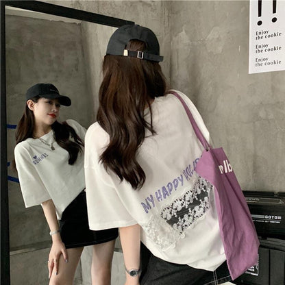 オシャレ度満点   一目惚れ Tシャツ カットソー＜F-3560＞
