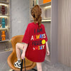 レインボースマイリーファッションオールマッチルーズ半袖Tシャツ<F-2860>