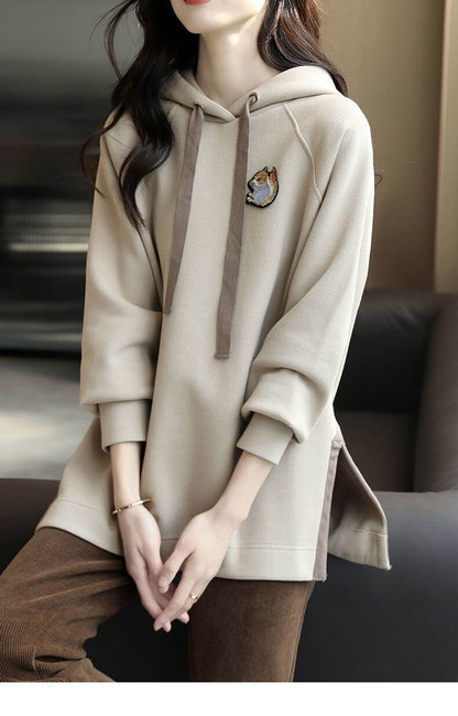 美人度アップ 絶対流行 大人可愛い 早い者勝ち カジュアル 2色選択 パーカー F-10884