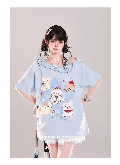 売れ筋 早い者勝ち 絶対流行 カジュアル 2色選択 Tシャツ<F-11461>