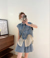 今季マストバイ 上品 ファッション 半袖Ｔシャツⅹパンツセット <F-6575>