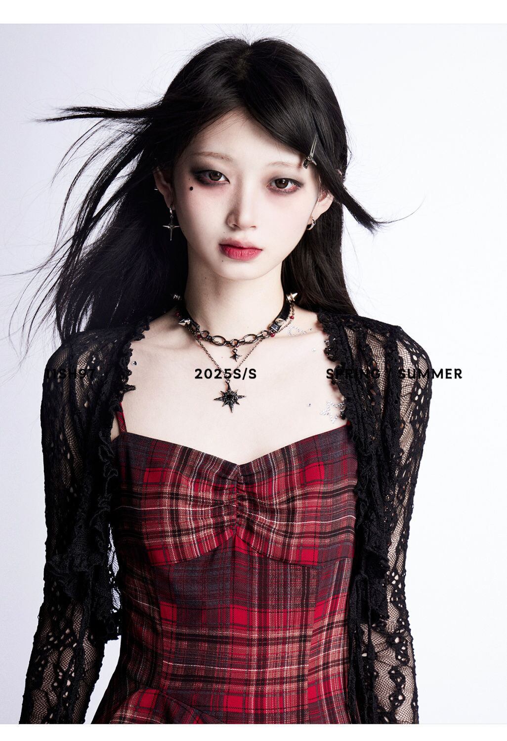 ゴスロリ 美人度アップ 好感度UP デザイン性抜群 ワンピース<F-11482>