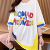 【半額！期間限定！！】着回し力抜群 個性派 ファッション プリント 3色選択 半袖Tシャツ＜F-8589＞