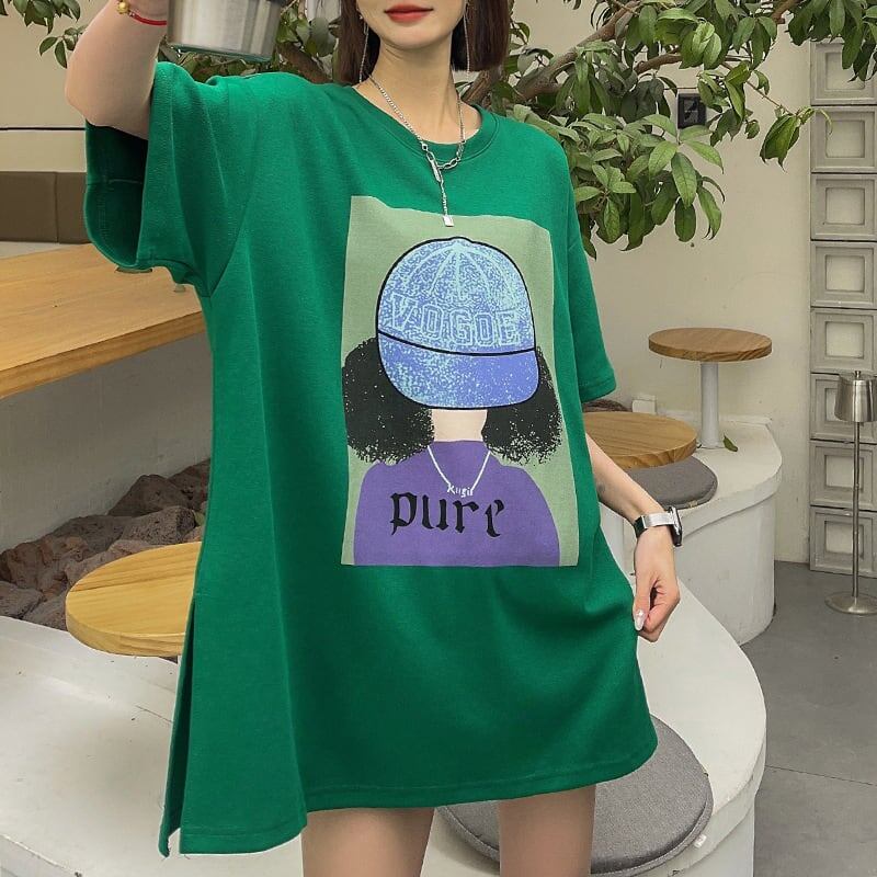 話題沸騰中 都市ファッショ 流行新作 オシャレ デザイン プリント全6色 半袖TシャツF-9108