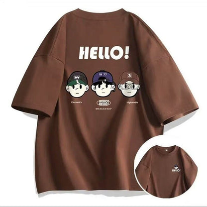 キュート 売り切れ必至 定番シンプル 着回し力抜群 全5色 半袖Tシャツ<F-11642>