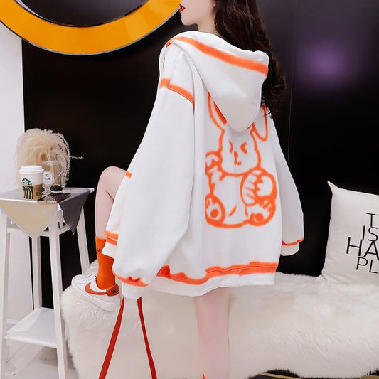 【裏起毛】元気いっぱい  厚手フード付きスタジャン 全3色パーカF-10346