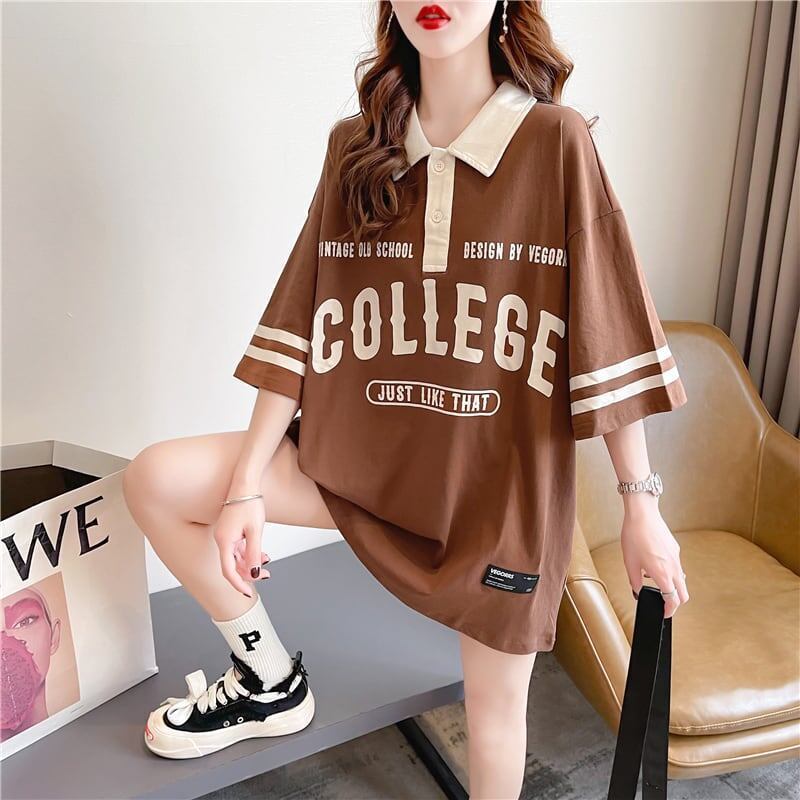 デザイン感   チャーミング Tシャツ カットソー＜F-3623＞