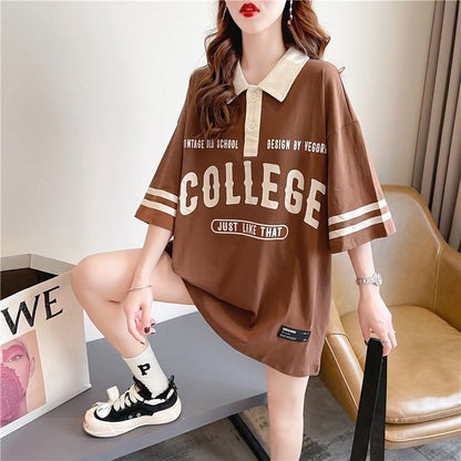 デザイン感   チャーミング Tシャツ カットソー＜F-3623＞